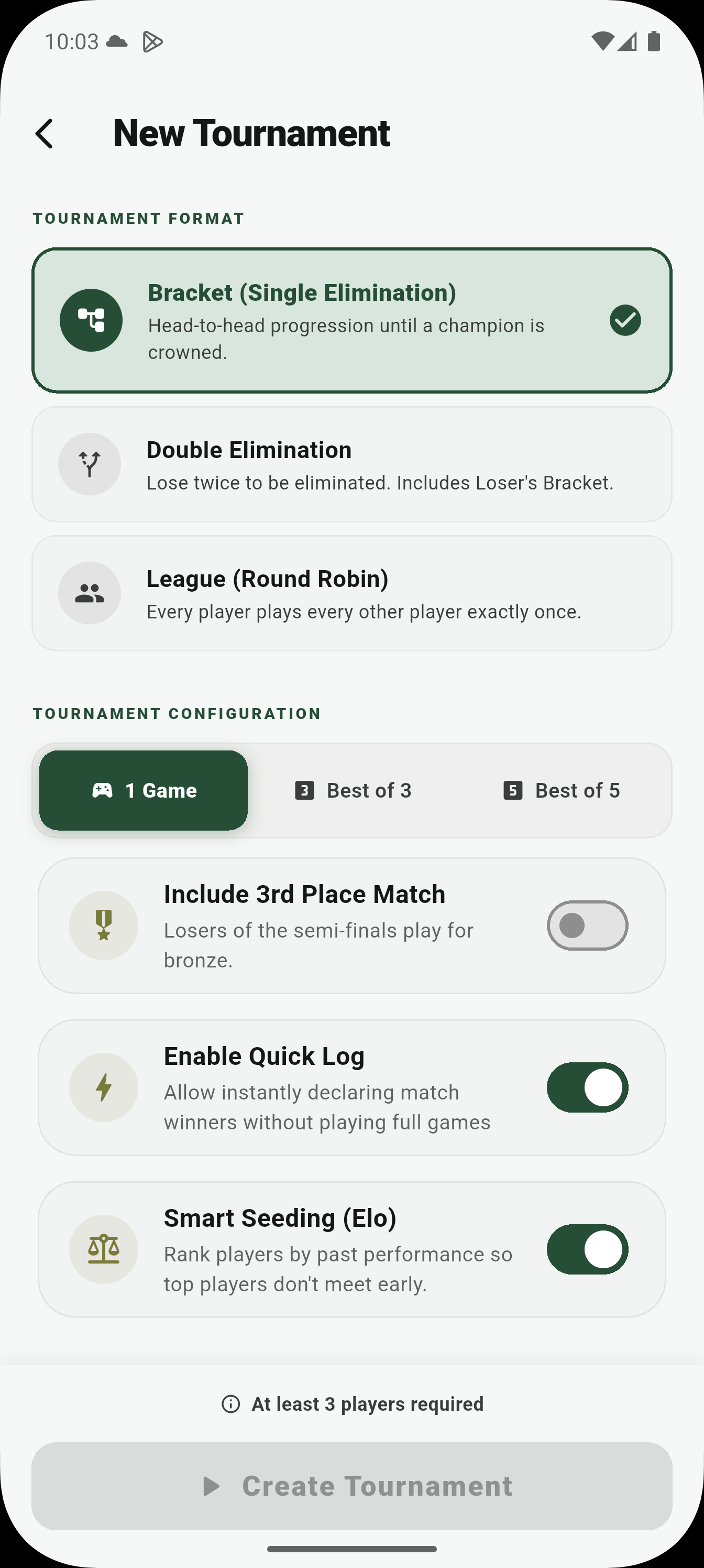 Kinship Scores Interface Screenshot
